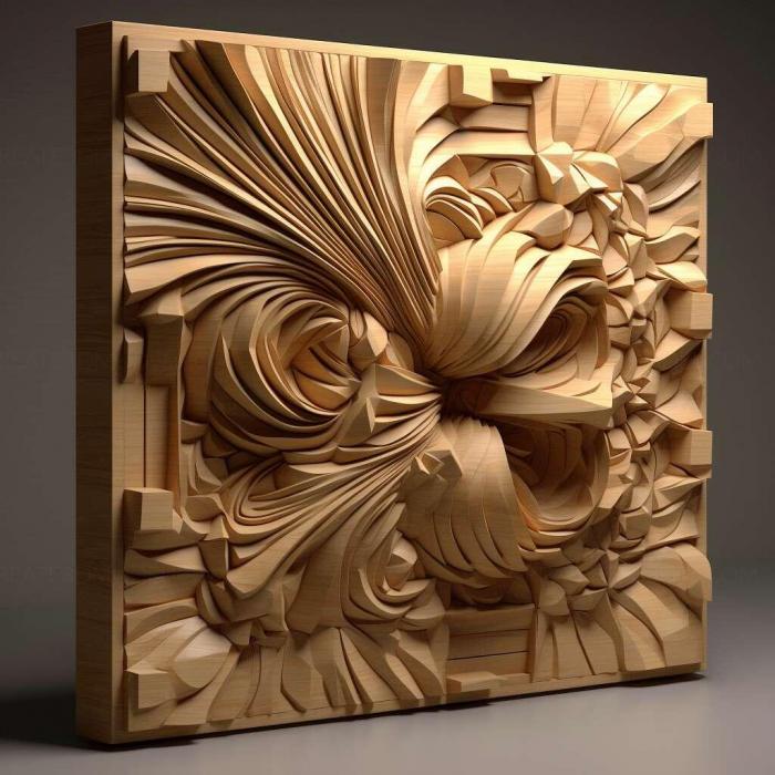 نموذج ثلاثي الأبعاد لآلة CNC 3D Art 